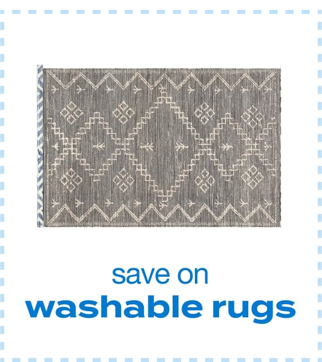 Save on Washable Rugs