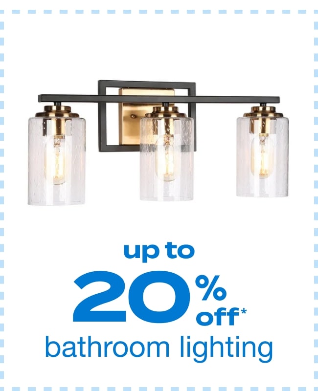 Up to 25% Off Vanity Lighting