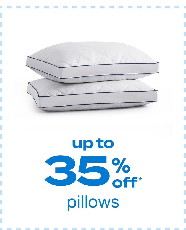 Up to 35% Off Pillows