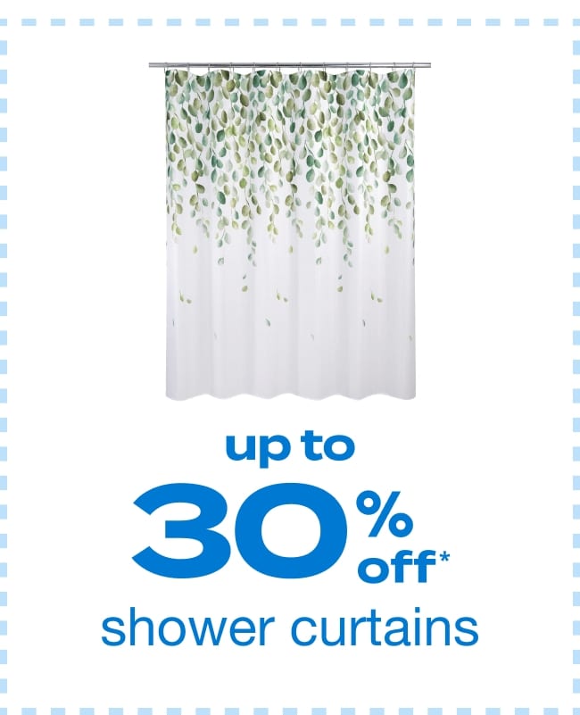 Up to 20% Off Shower Curtains