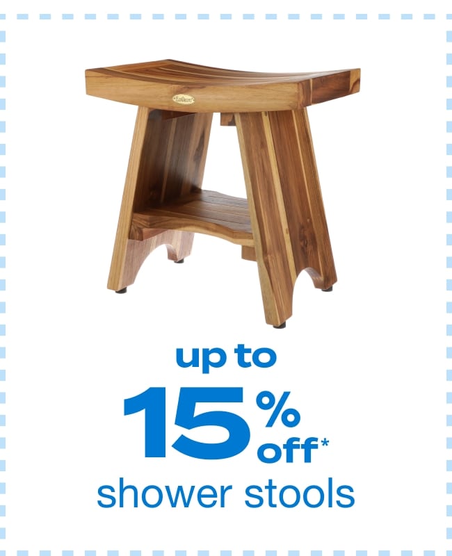 Up to 15% Off Shower Stools