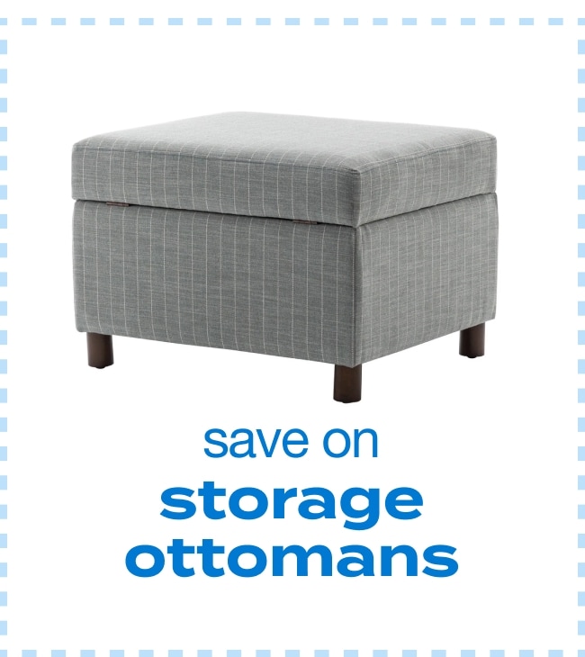 Save on Storage Ottomans