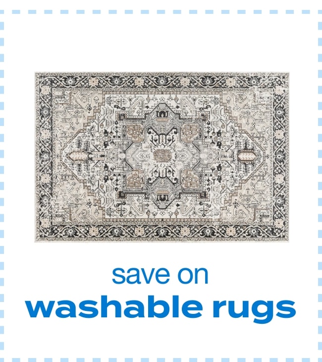 Save on Washable Rugs