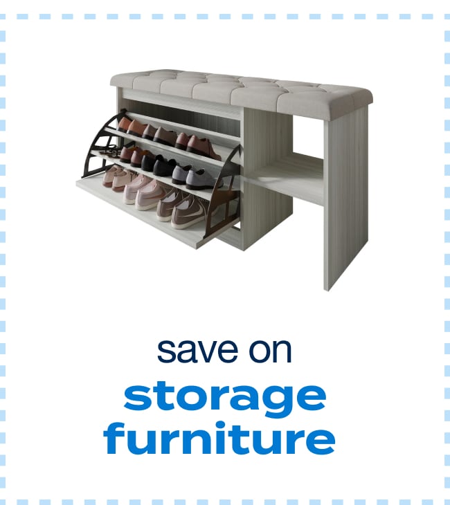 Save on Storage Furniture