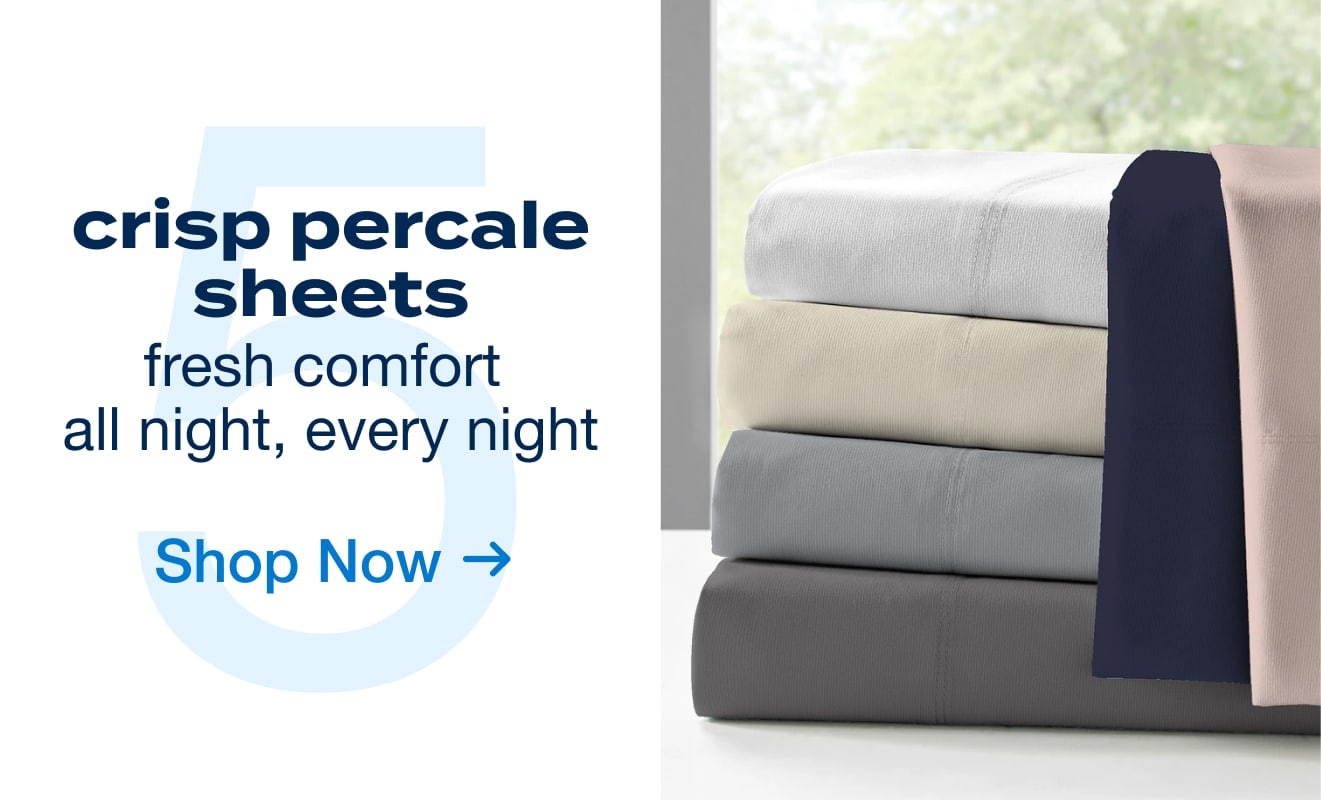 Shop Crisp Percale Sheets