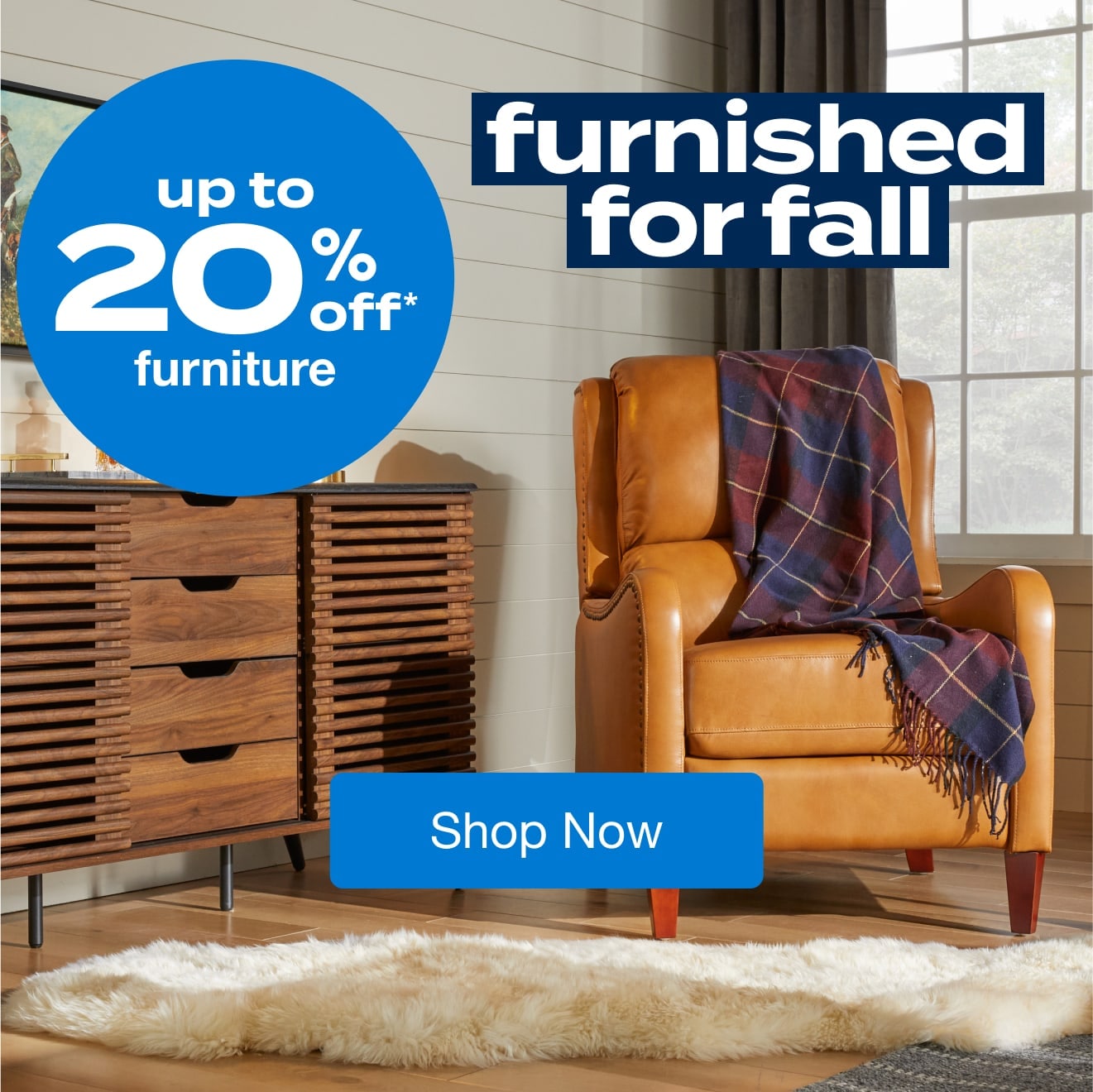 Get Furnished for Fall with Up to 20% off Furniture