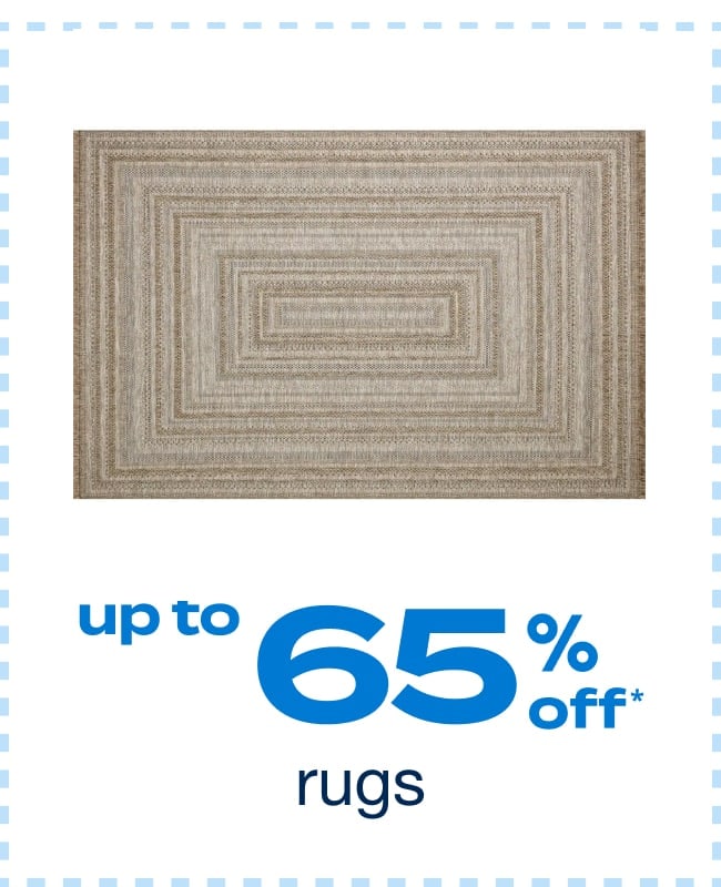 Up to 65% Off Rugs