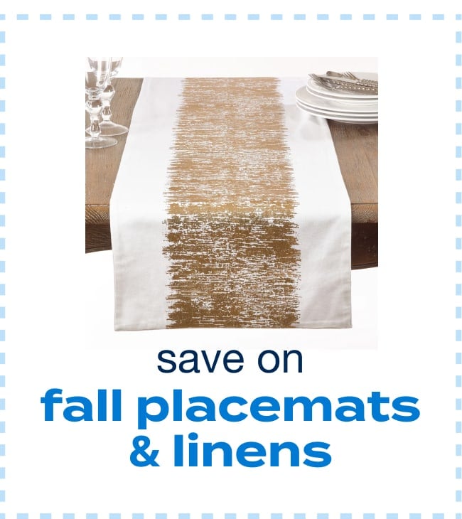 Fall Placemats and Linens