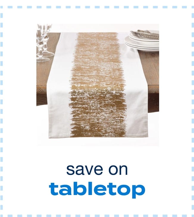 Up to 30% Off Tabletop