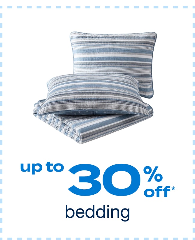 Up to 30% off Bedding