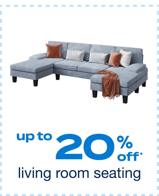 Up to 20% off Living Room Seating