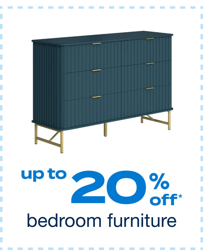 Up to 20% off Bedroom Furniture