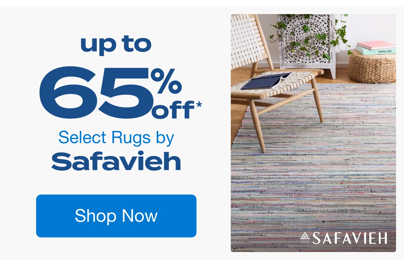 Up to 65% Off Select Rugs by Safavieh*