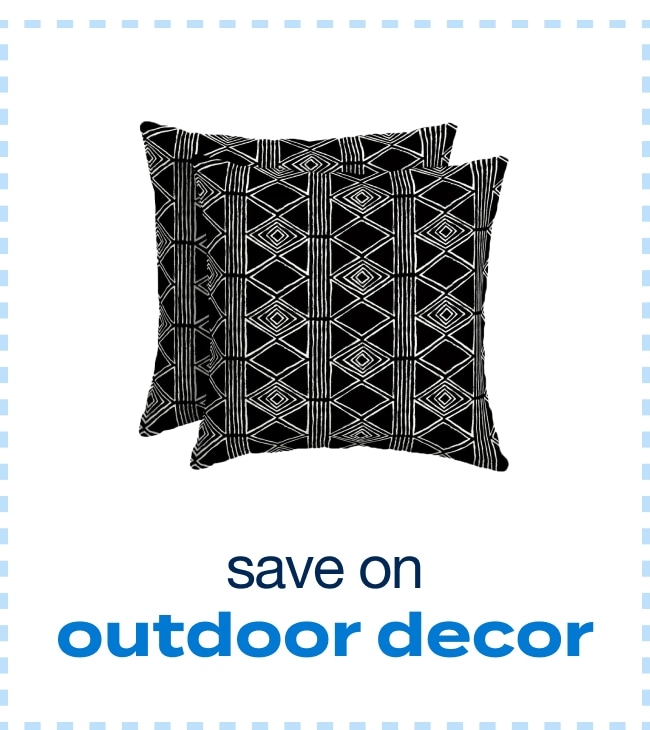 save on outdoor decor