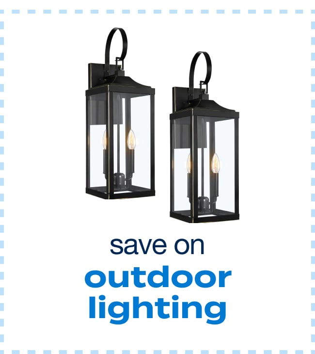 save on outdoor lighting