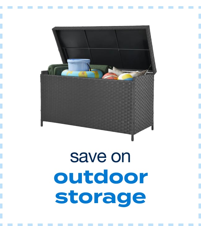 save on outdoor storage