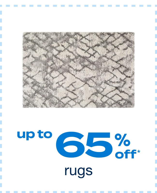 Up to 65% off Rugs