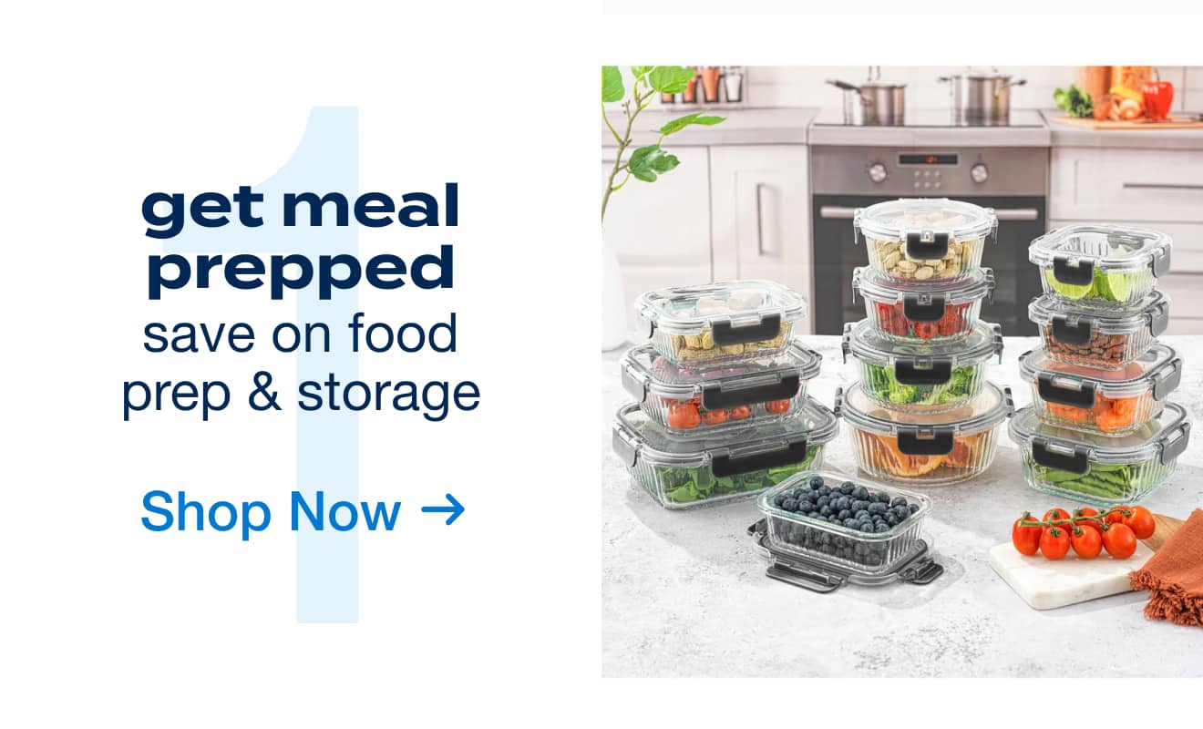 Save on Food Prep & Storage