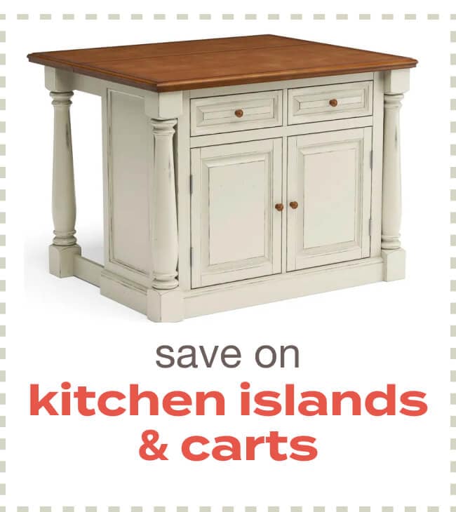 Save on Kitchen Islands and Carts