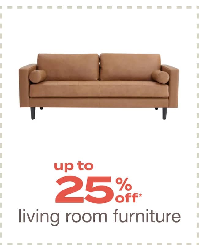 Up to 25% Off Living Room Furniture