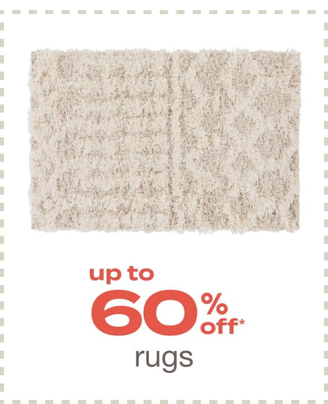 Up to 60% Off Rugs