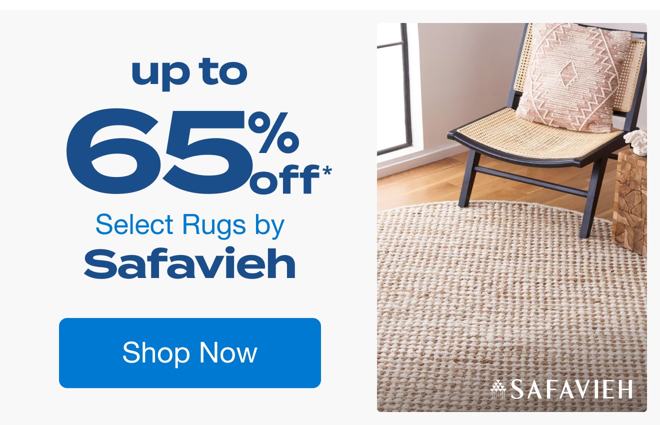 Up to 65% off Select Rugs by Safavieh*