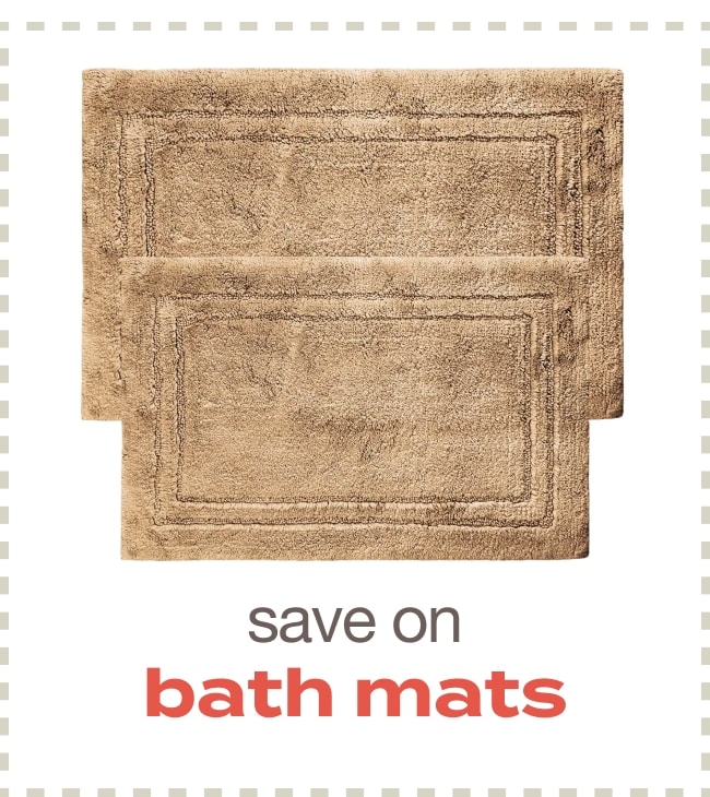save on bath mats