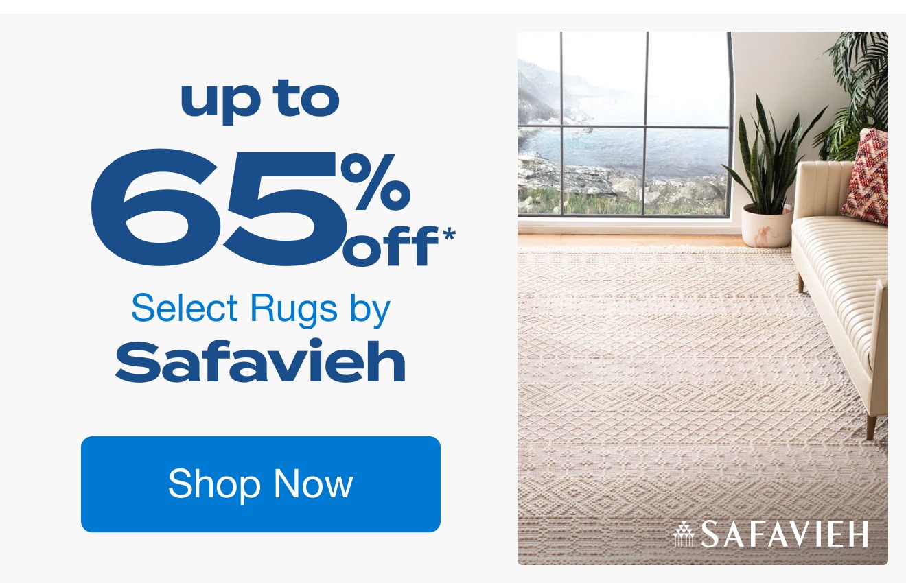 Up to 65% Off Select Rugs by Safavieh*