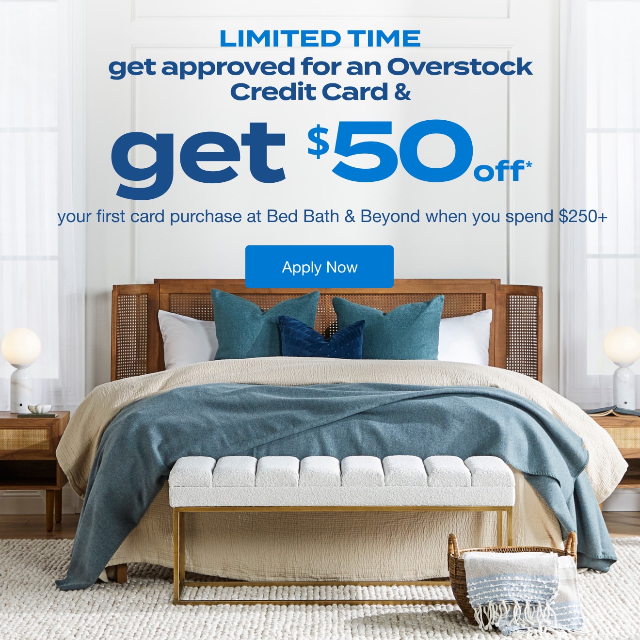 Get $50 off your first purchase of $250*