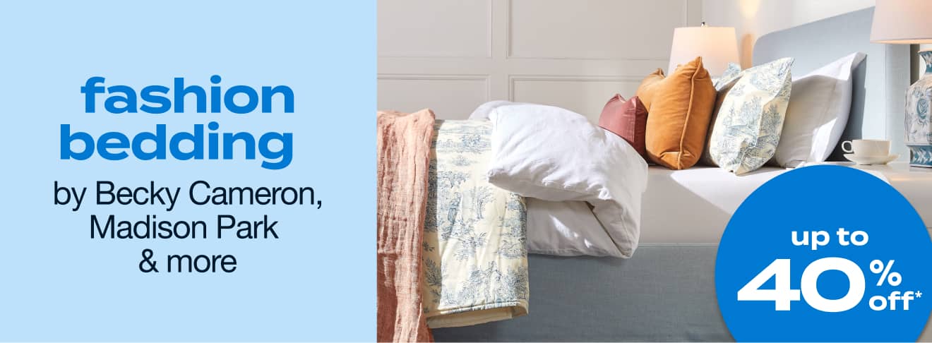 Fashion Bedding by Becky Cameron, Madison Park & More