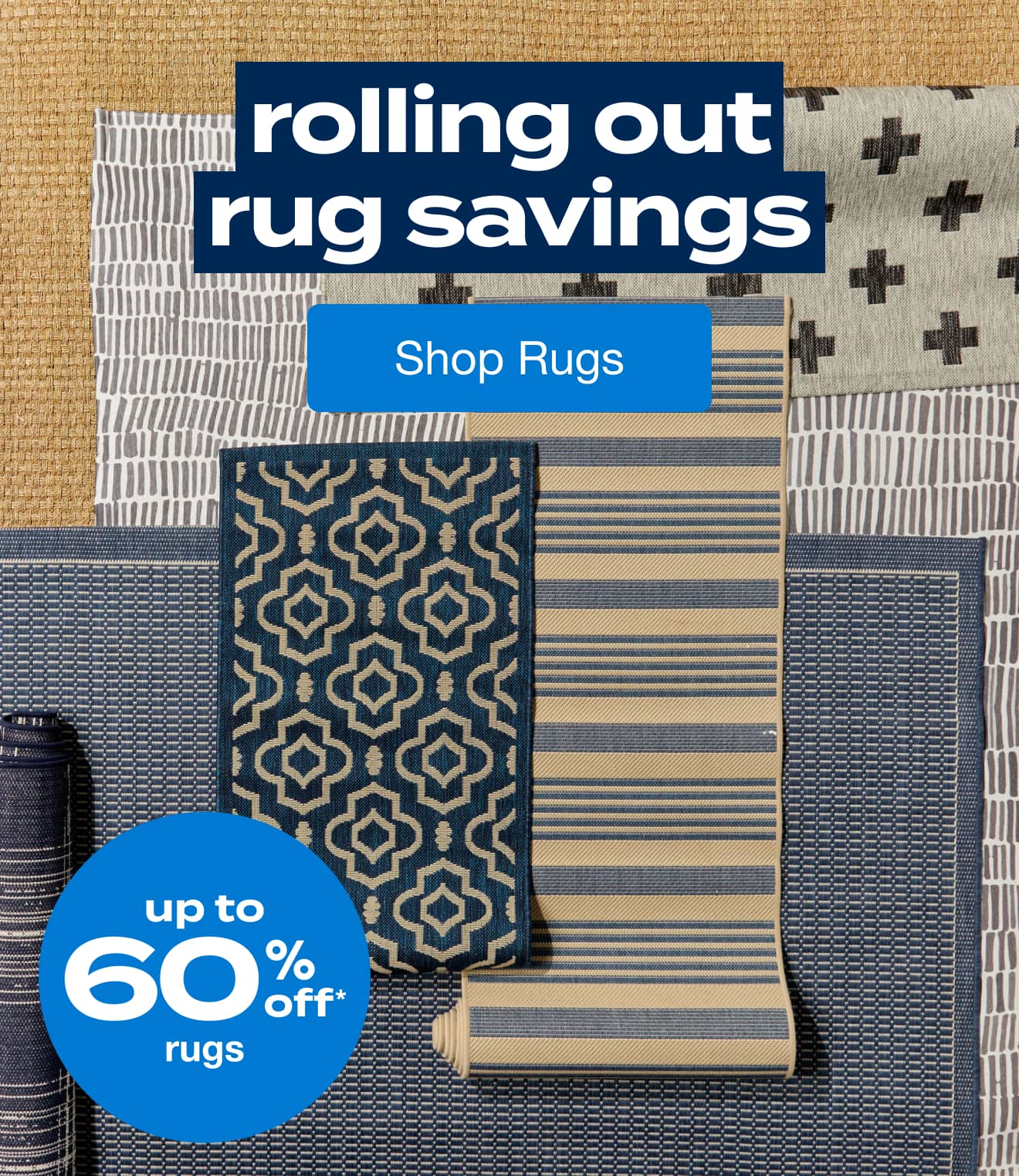 Up to 60% off Rugs