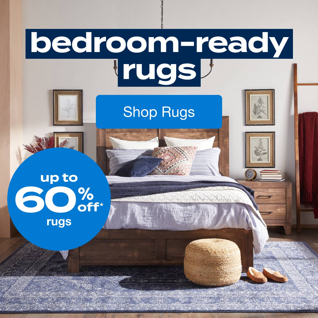 Up to 60% off Rugs