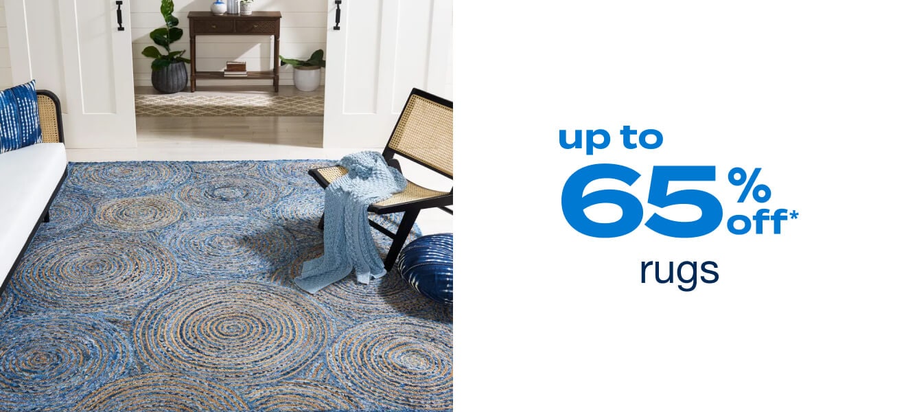 Up to 65% off Rugs