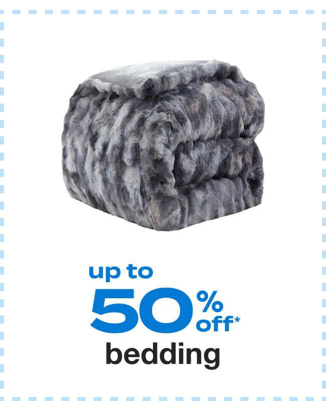 Up to 50% Off Bedding