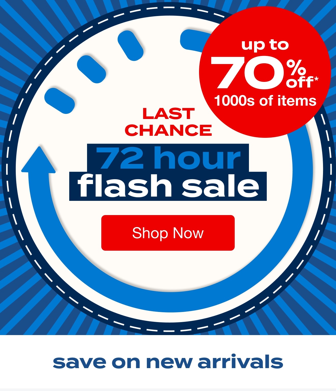 72 Hour Flash Sale