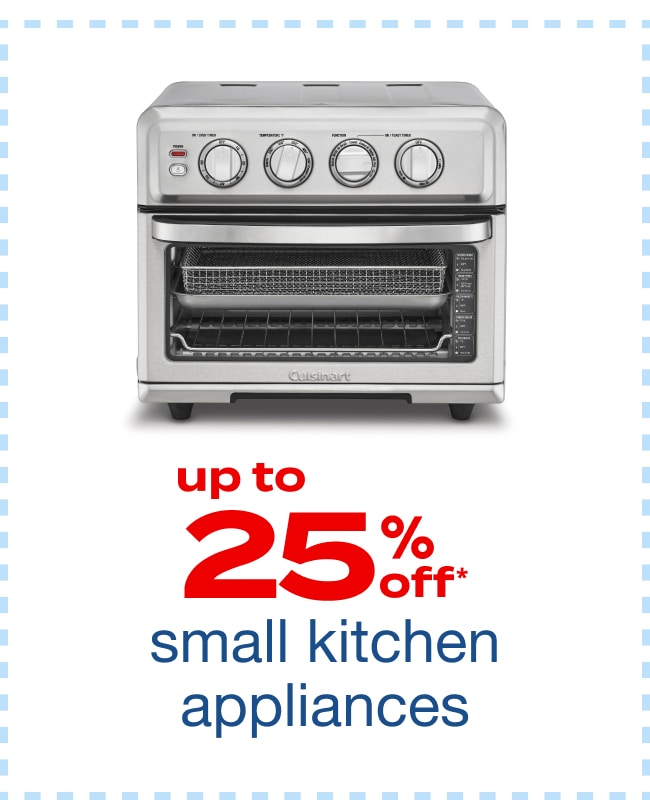 Up to 25% Off Small Kitchen Appliances