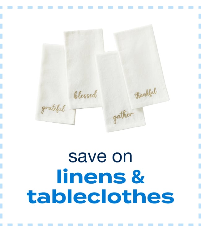 Save on Kitchen Linens