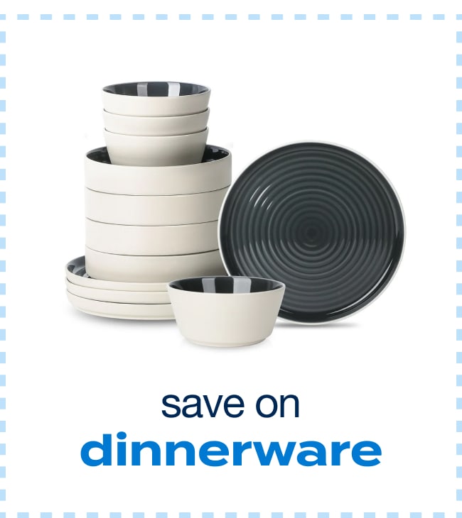 save on dinnerware