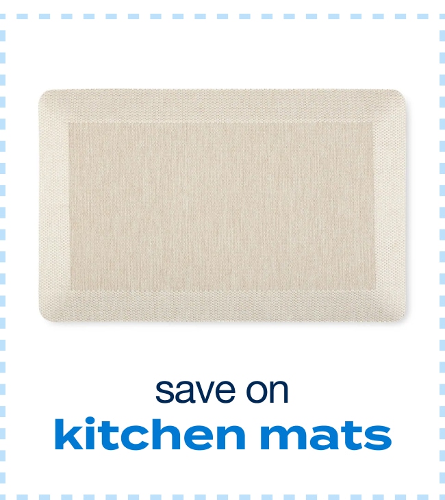 save on Kitchen mats