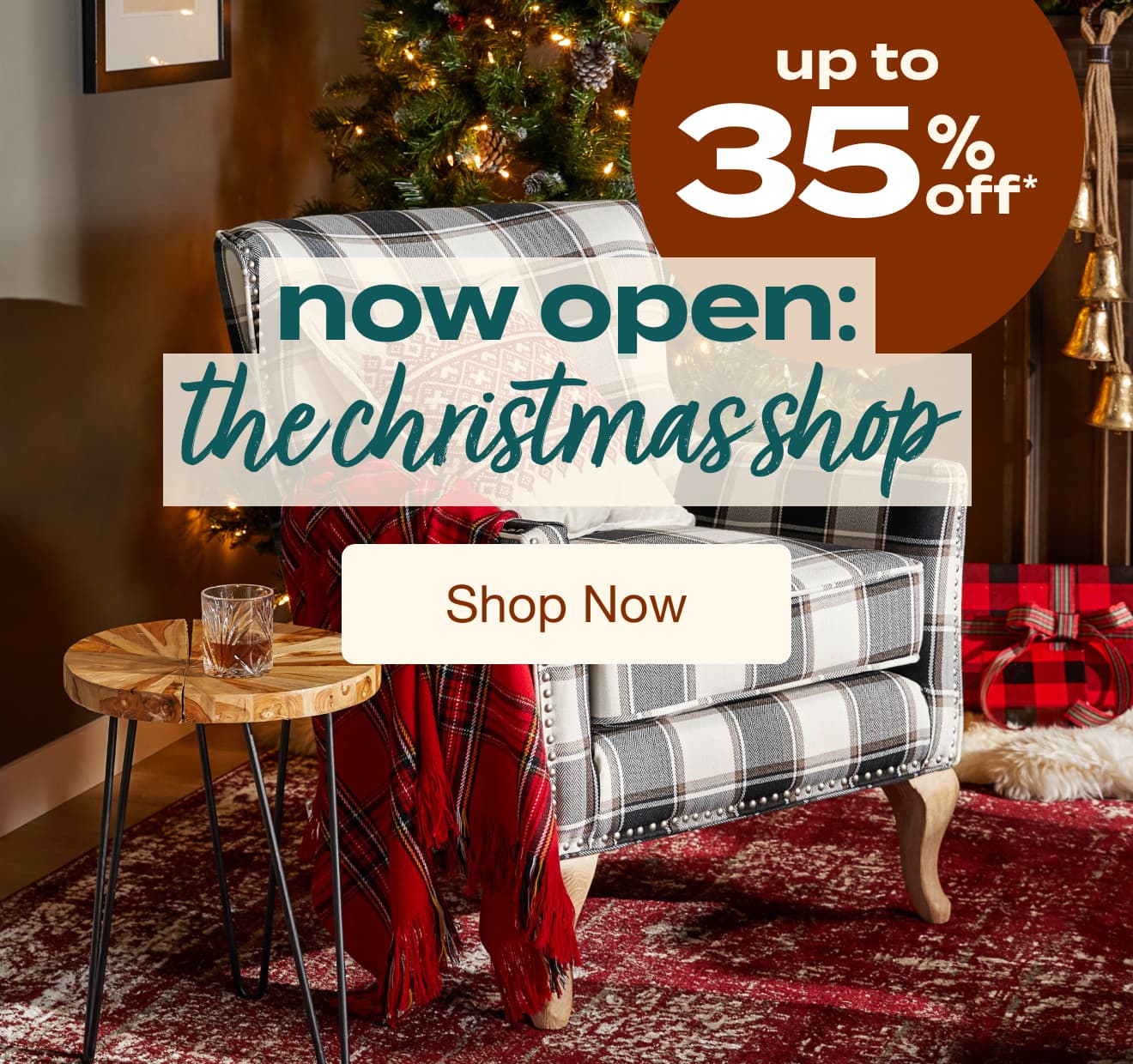 Christmas Shop Is Open - Up to 35% Off Holiday Decor