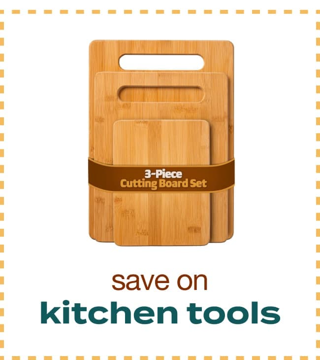 save on kitchen tools