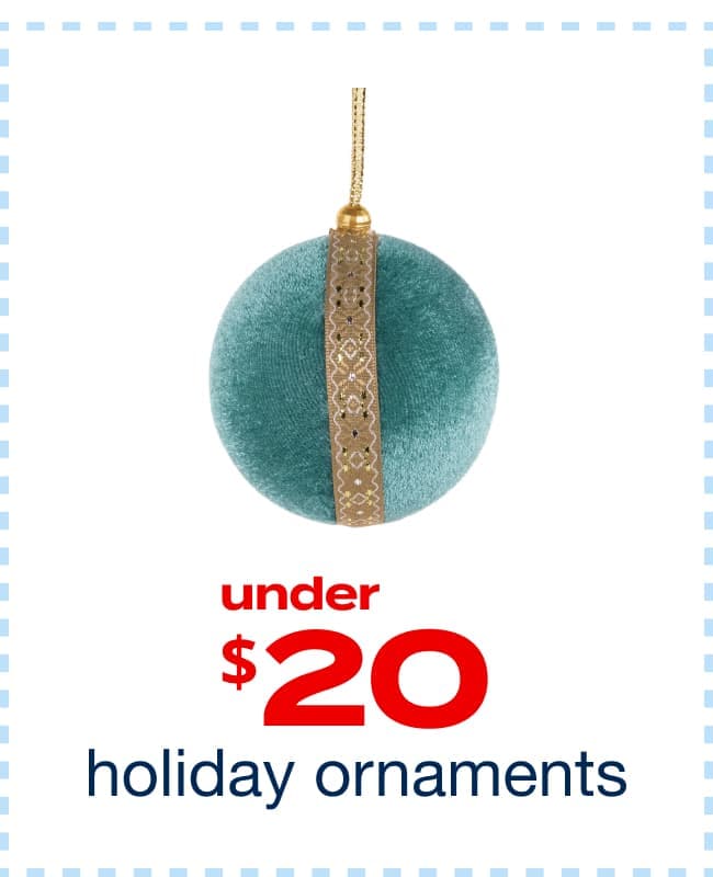 Christmas Ornaments Under $20