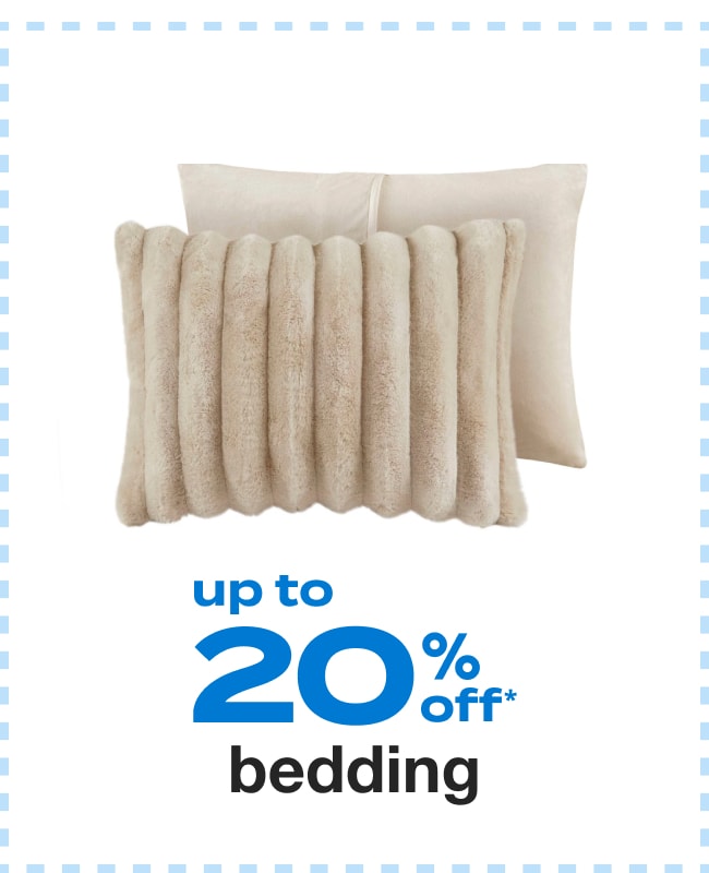 Up to 20% Off Bedding