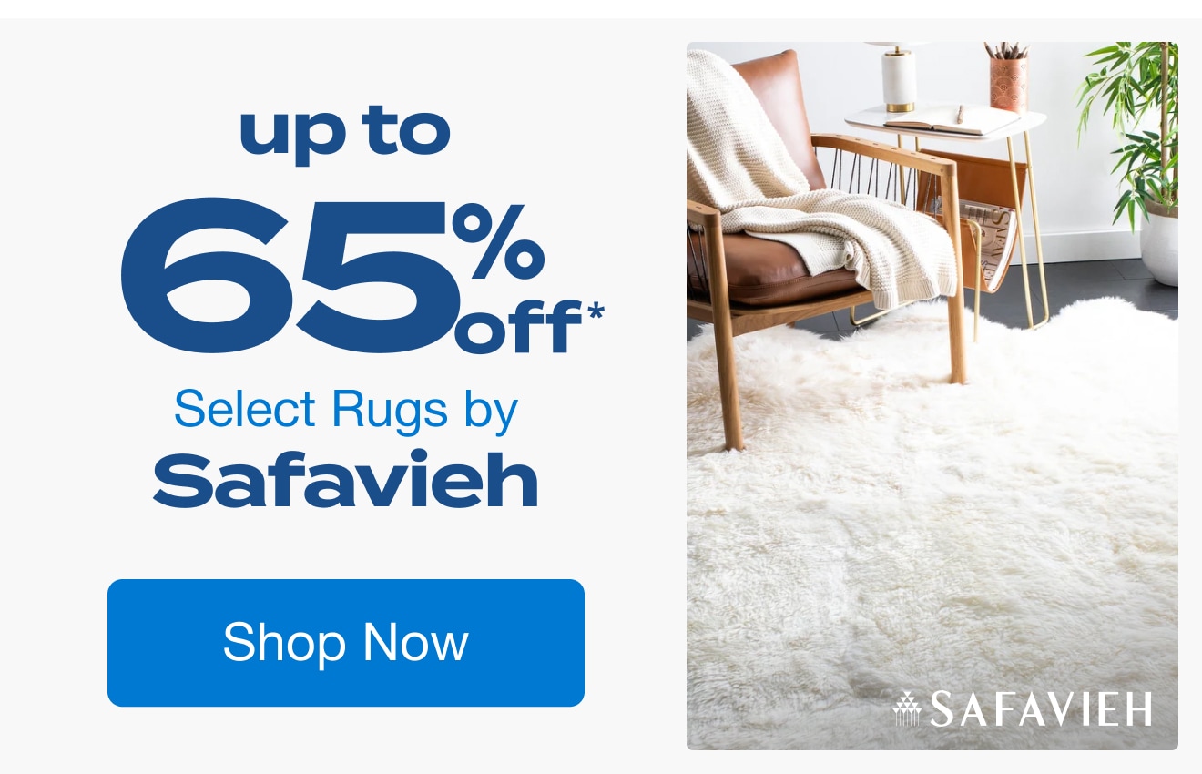 Up to 65% Off Select Rugs by Safavieh*