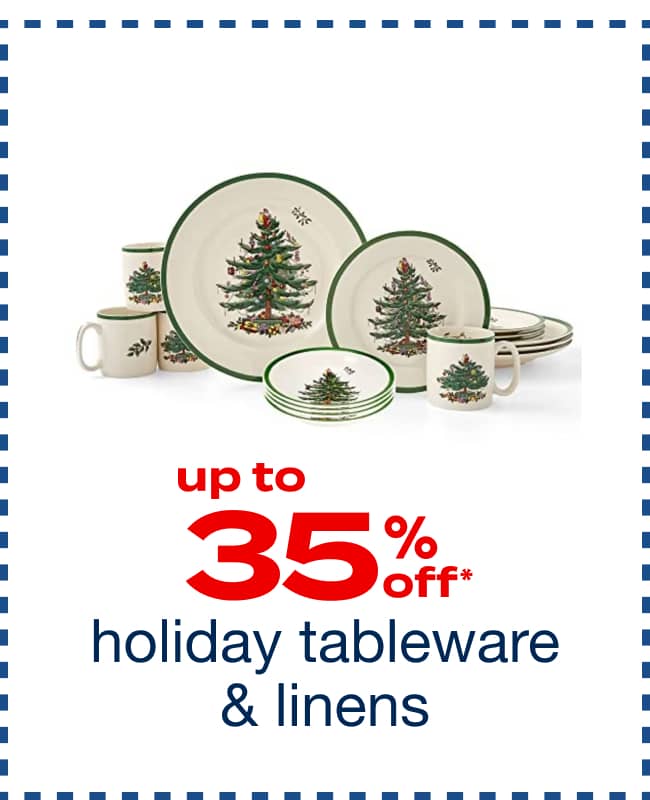 Holiday Tableware and Linens