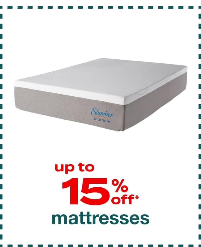 Up to 15% Off Mattresses