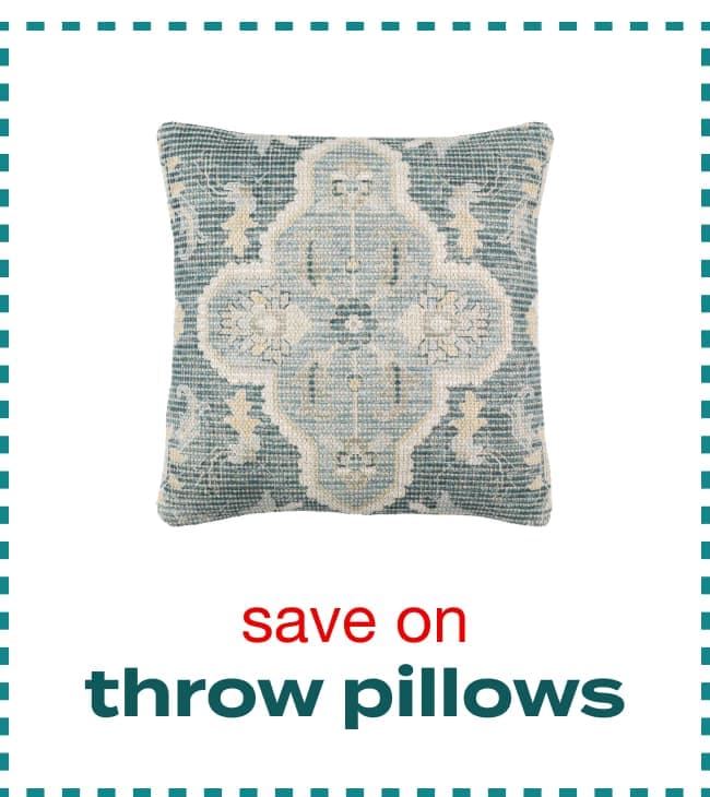 throw pillows