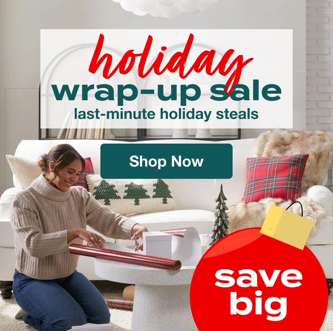 Holiday Wrap Up Sale