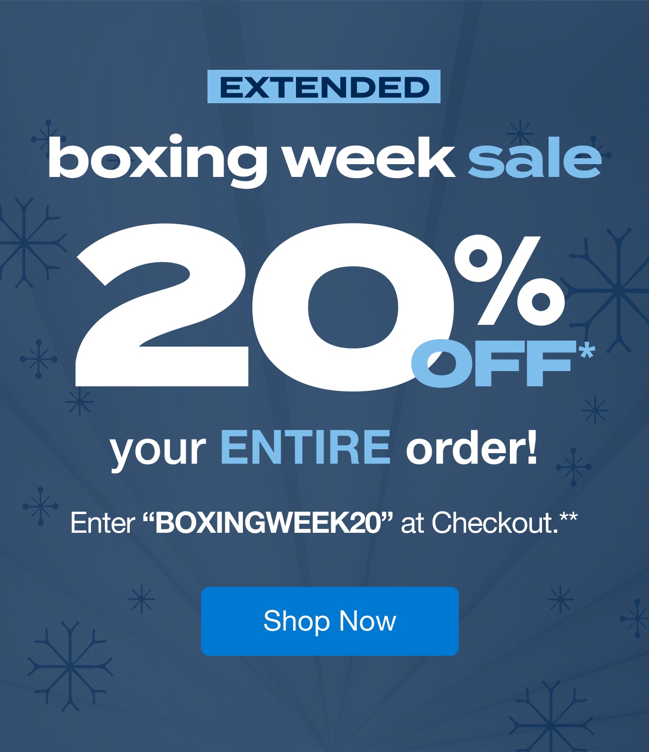 boxing week 20 off