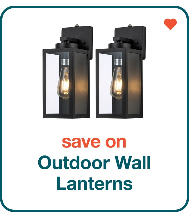 Save on Outdoor Wall Lanterns